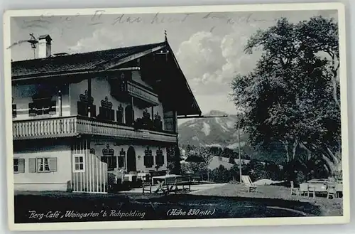 Ruhpolding Cafe Weingarten x 1936
