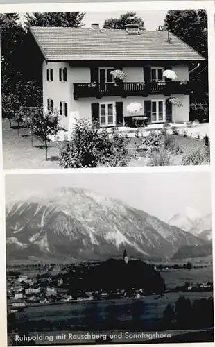 Ruhpolding Ruhpolding Haus Halbritter Rauschberg Sonntagshorn  ungelaufen ca. 1955 / Ruhpolding /Traunstein LKR