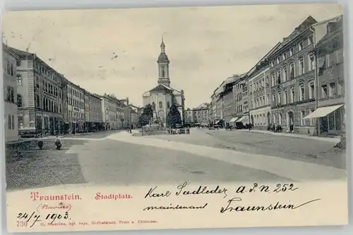 Traunstein Stadtplatz x 1903