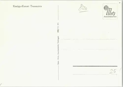 Traunstein Oberbayern Traunstein  ungelaufen ca. 1930 / Traunstein /Traunstein LKR