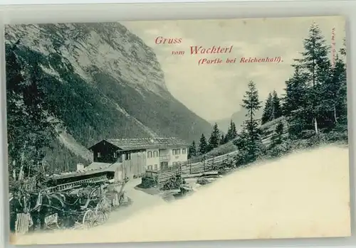 Bad Reichenhall Bad Reichenhall Wachterl ungelaufen ca. 1900 / Bad Reichenhall /Berchtesgadener Land LKR
