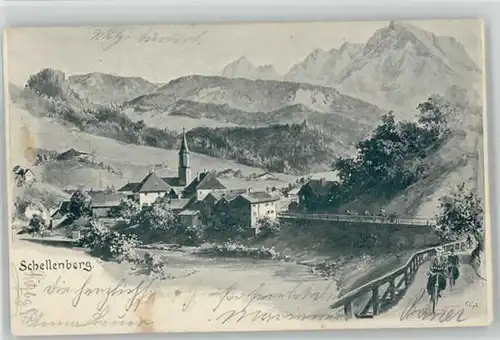 Bad Reichenhall Schellenberg Kuenstler x 1900