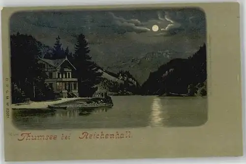 Bad Reichenhall Bad Reichenhall Thumsee ungelaufen ca. 1900 / Bad Reichenhall /Berchtesgadener Land LKR