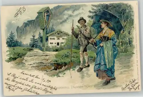 Bad Reichenhall Nonner Tracht   x 1899