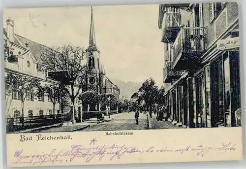 Bad Reichenhall Bahnhofstrasse x 1911