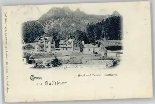 Bad Reichenhall Bad Reichenhall Pension Hotel Hallthurm x 1898 / Bad Reichenhall /Berchtesgadener Land LKR