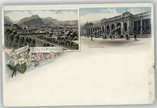 Bad Reichenhall Bad Reichenhall Kolonnaden ungelaufen ca. 1900 / Bad Reichenhall /Berchtesgadener Land LKR