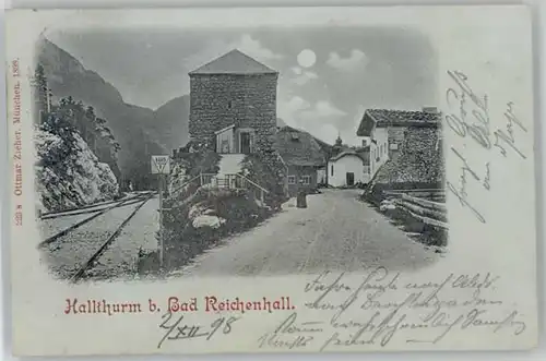 Bad Reichenhall Hallthurm x 1898