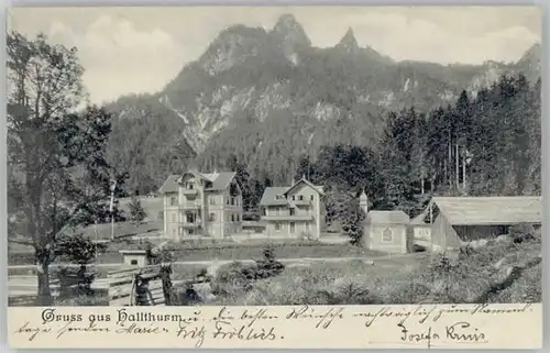 Bad Reichenhall Hallthurm x 1904