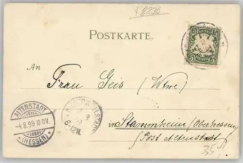 Bad Reichenhall Bad Reichenhall Trachten x 1899 / Bad Reichenhall /Berchtesgadener Land LKR