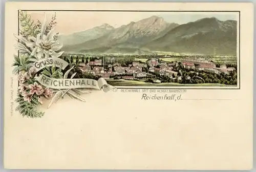 Bad Reichenhall Bad Reichenhall Bad Achselmannstein ungelaufen ca. 1900 / Bad Reichenhall /Berchtesgadener Land LKR