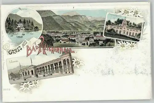 Bad Reichenhall Bad Reichenhall Thumsee Kolonnaden ungelaufen ca. 1900 / Bad Reichenhall /Berchtesgadener Land LKR