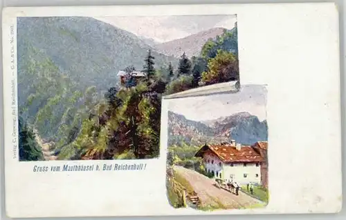 Bad Reichenhall Bad Reichenhall Mauthaeusl ungelaufen ca. 1910 / Bad Reichenhall /Berchtesgadener Land LKR
