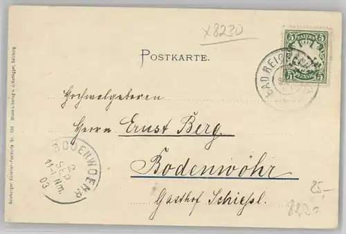 Bad Reichenhall Kurhaus x 1903