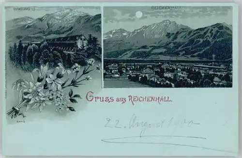 Bad Reichenhall Bad Reichenhall Gradierhaus ungelaufen ca. 1900 / Bad Reichenhall /Berchtesgadener Land LKR