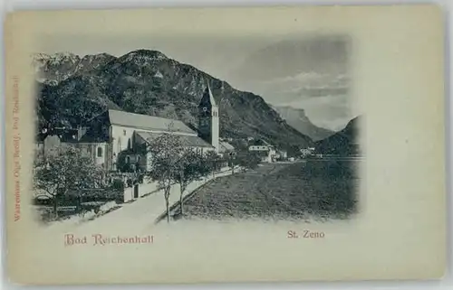 Bad Reichenhall Bad Reichenhall St. Zeno ungelaufen ca. 1900 / Bad Reichenhall /Berchtesgadener Land LKR
