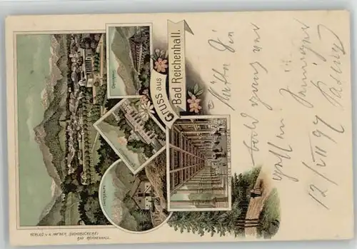 Bad Reichenhall Bad Reichenhall Gradierhaus Kolonnaden x 1897 / Bad Reichenhall /Berchtesgadener Land LKR