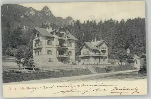 Bad Reichenhall Villen Hallthurm x 1903