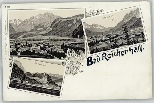Bad Reichenhall Bad Reichenhall St. Pankraz Grossgmain ungelaufen ca. 1900 / Bad Reichenhall /Berchtesgadener Land LKR
