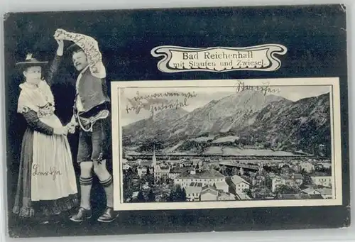 Bad Reichenhall Bad Reichenhall Trachten Staufen Zwiesel x 1906 / Bad Reichenhall /Berchtesgadener Land LKR