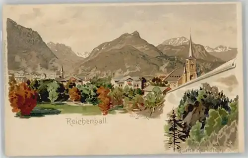Bad Reichenhall Bad Reichenhall Kuenstler ungelaufen ca. 1900 / Bad Reichenhall /Berchtesgadener Land LKR