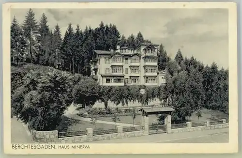 Berchtesgaden Berchtesgaden Haus Minerva ungelaufen ca. 1920 / Berchtesgaden /Berchtesgadener Land LKR