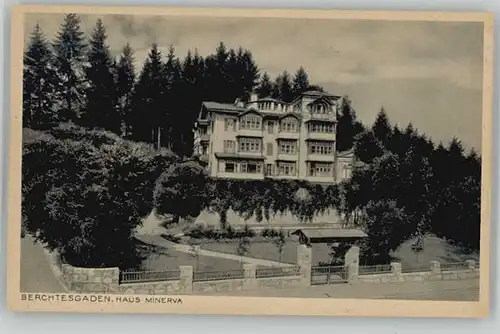 Berchtesgaden Berchtesgaden Haus Minerva ungelaufen ca. 1920 / Berchtesgaden /Berchtesgadener Land LKR