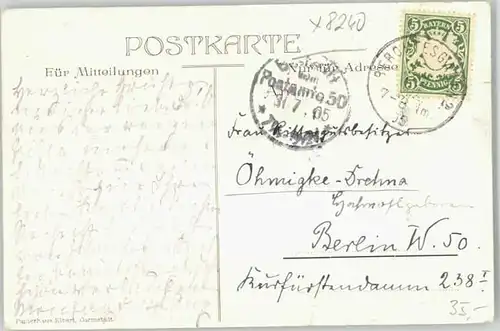 Berchtesgaden Berchtesgaden Kuenstlerkarte x 1905 / Berchtesgaden /Berchtesgadener Land LKR