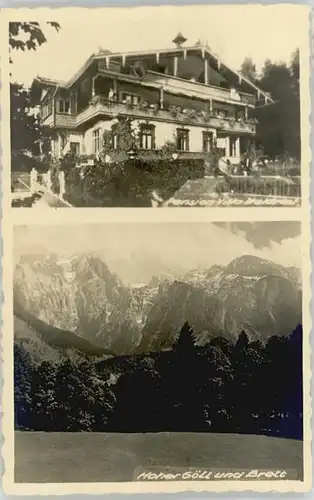 Berchtesgaden Berchtesgaden Pension Villa Waldrast ungelaufen ca. 1930 / Berchtesgaden /Berchtesgadener Land LKR