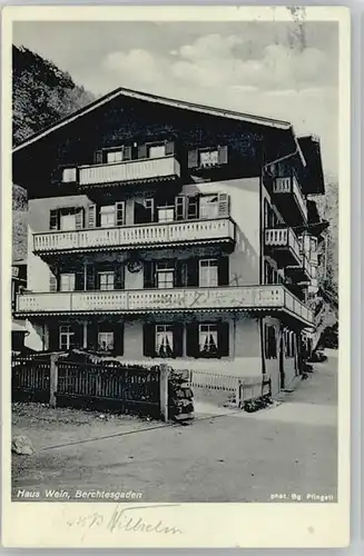 Berchtesgaden Berchtesgaden Haus Wein x 1934 / Berchtesgaden /Berchtesgadener Land LKR