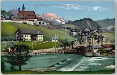 Berchtesgaden Berchtesgaden Bahnhofstrasse  ungelaufen ca. 1910 / Berchtesgaden /Berchtesgadener Land LKR