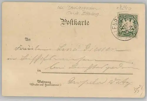 Berchtesgaden Berchtesgaden Almbachklamm x 1897 / Berchtesgaden /Berchtesgadener Land LKR