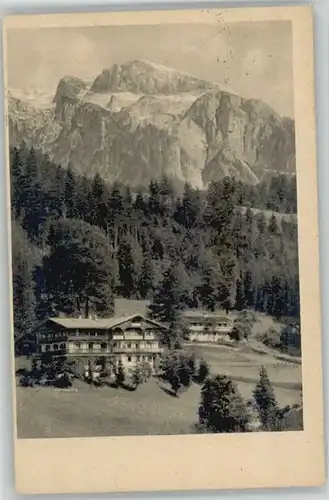 Berchtesgaden Pension Haus Hindenburg x 1930