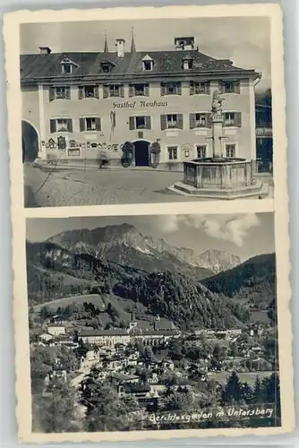 Berchtesgaden Gasthof Neuhaus x 1942