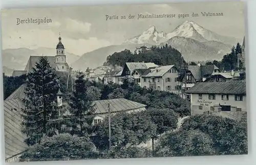 Berchtesgaden Maximilianstrasse x 1909