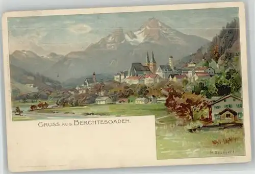 Berchtesgaden Berchtesgaden KuenstlerH. Deuchert ungelaufen ca. 1900 / Berchtesgaden /Berchtesgadener Land LKR