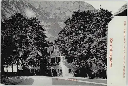 Berchtesgaden Berchtesgaden Forsthaus Gasthaus ungelaufen ca. 1900 / Berchtesgaden /Berchtesgadener Land LKR