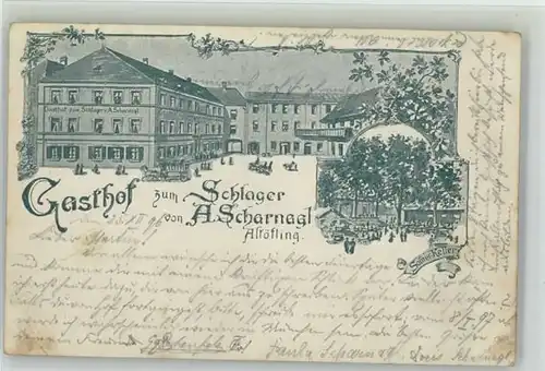 Altoetting Gasthof Schlager x 1906