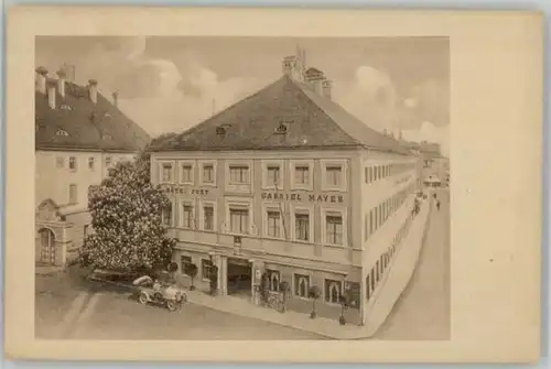 Altoetting Altoetting Hotel Post ungelaufen ca. 1920 / Altoetting /Altoetting LKR