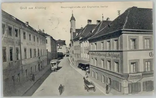 Altoetting Altoetting Neuoettingstrasse  x 1911 / Altoetting /Altoetting LKR