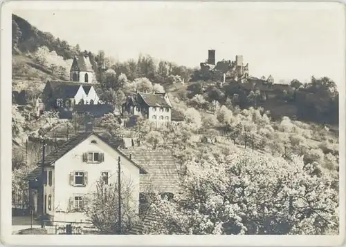 Loerrach Loerrach Burg Roetteln ungelaufen ca. 1955 / Loerrach /Loerrach LKR