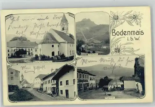Bodenmais Hotel Post Silberberg  x 1910