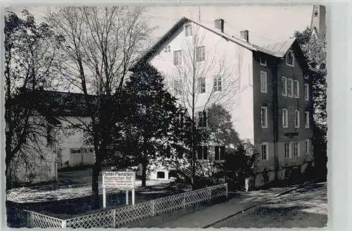 Zwiesel Niederbayern Zwiesel Hotel Pension Bayrischer Hof ungelaufen ca. 1955 / Zwiesel /Regen LKR