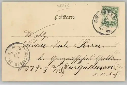 Zwiesel Niederbayern Zwiesel  x 1905 / Zwiesel /Regen LKR