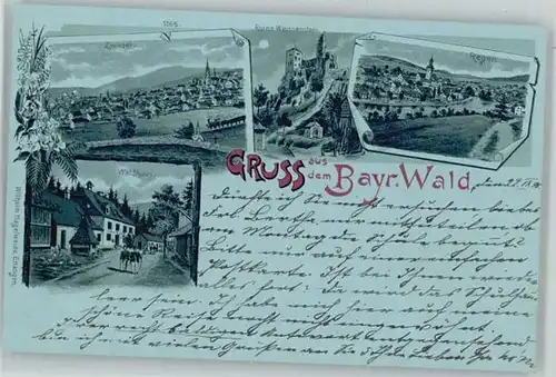 Zwiesel Niederbayern Zwiesel  x 1898 / Zwiesel /Regen LKR