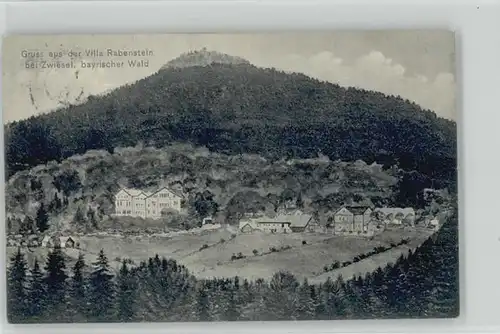 Zwiesel Niederbayern Zwiesel Villa Rabenstein x 1912 / Zwiesel /Regen LKR
