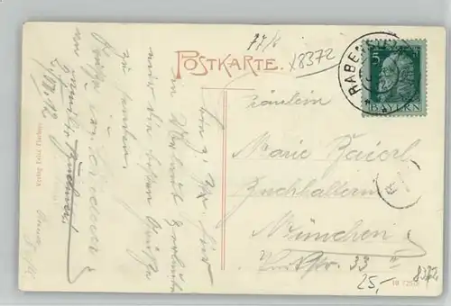 Zwiesel Niederbayern Zwiesel Villa Rabenstein x 1912 / Zwiesel /Regen LKR