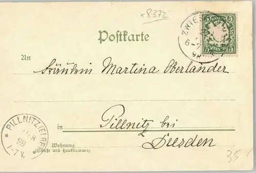 Zwiesel Niederbayern Zwiesel Villa Rabenstein x 1898 / Zwiesel /Regen LKR
