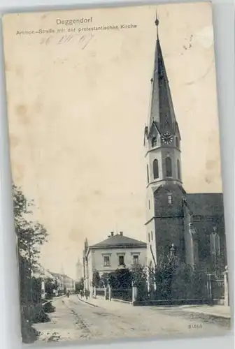 Deggendorf Donau Deggendorf Ammon Strasse x 1907 / Deggendorf /Deggendorf LKR