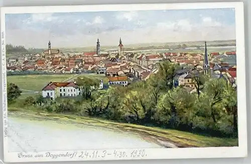 Deggendorf Donau Deggendorf  ungelaufen ca. 1930 / Deggendorf /Deggendorf LKR